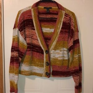 Forever21 Chenille cropped cardigan